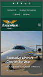 Mobile Screenshot of executiveaircraftcharter.com